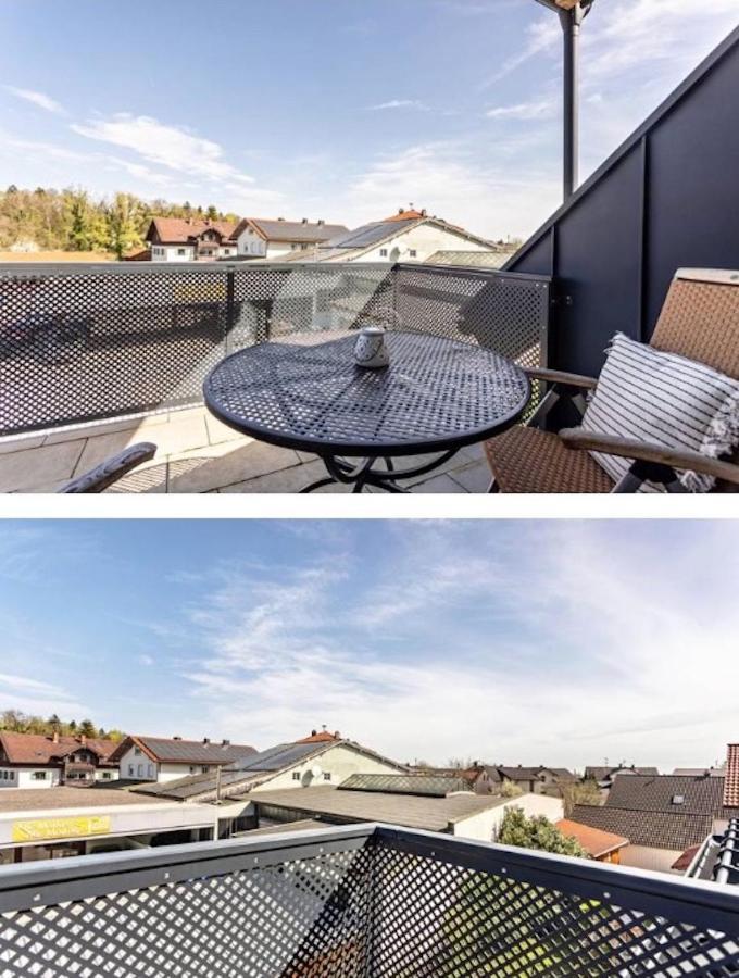 Terralpin Apartments - Charmante Dg Wohnung Mit Balkon Bruckmuhl Luaran gambar
